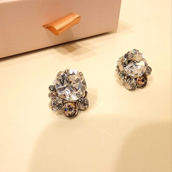 Sorrelli Elegant Crystal Cluster Earrings - Picture 4 of 5